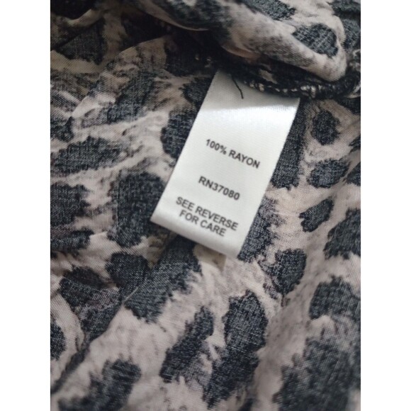 Cato Est. 1946 Women's Animal Print Blouse Plus Size 18/20W Stretch - Picture 8 of 9